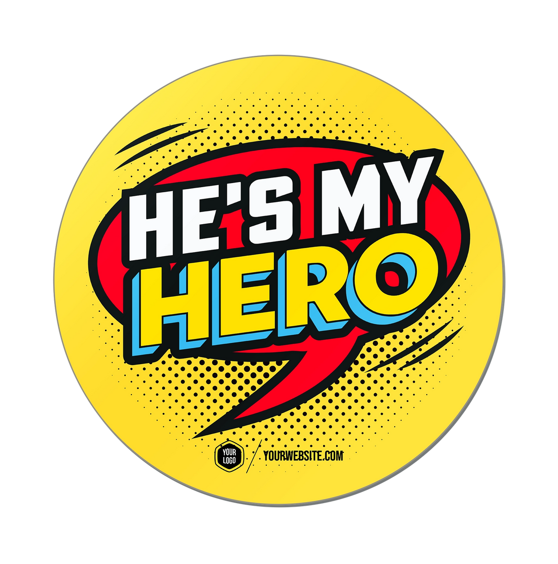 Dad Is My Superhero Popsigns