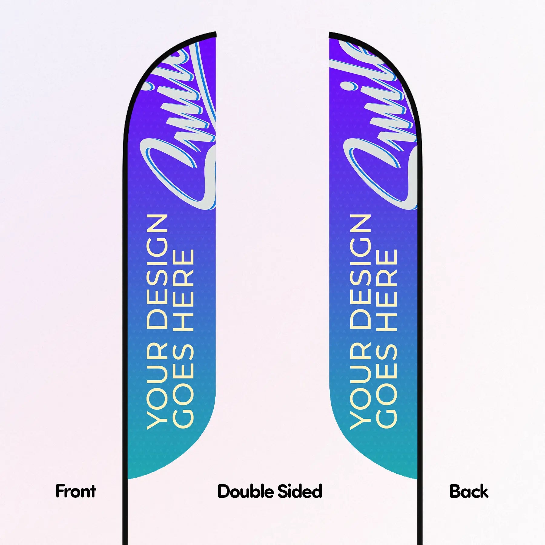 Classic Welcome — Premium Feather Flags