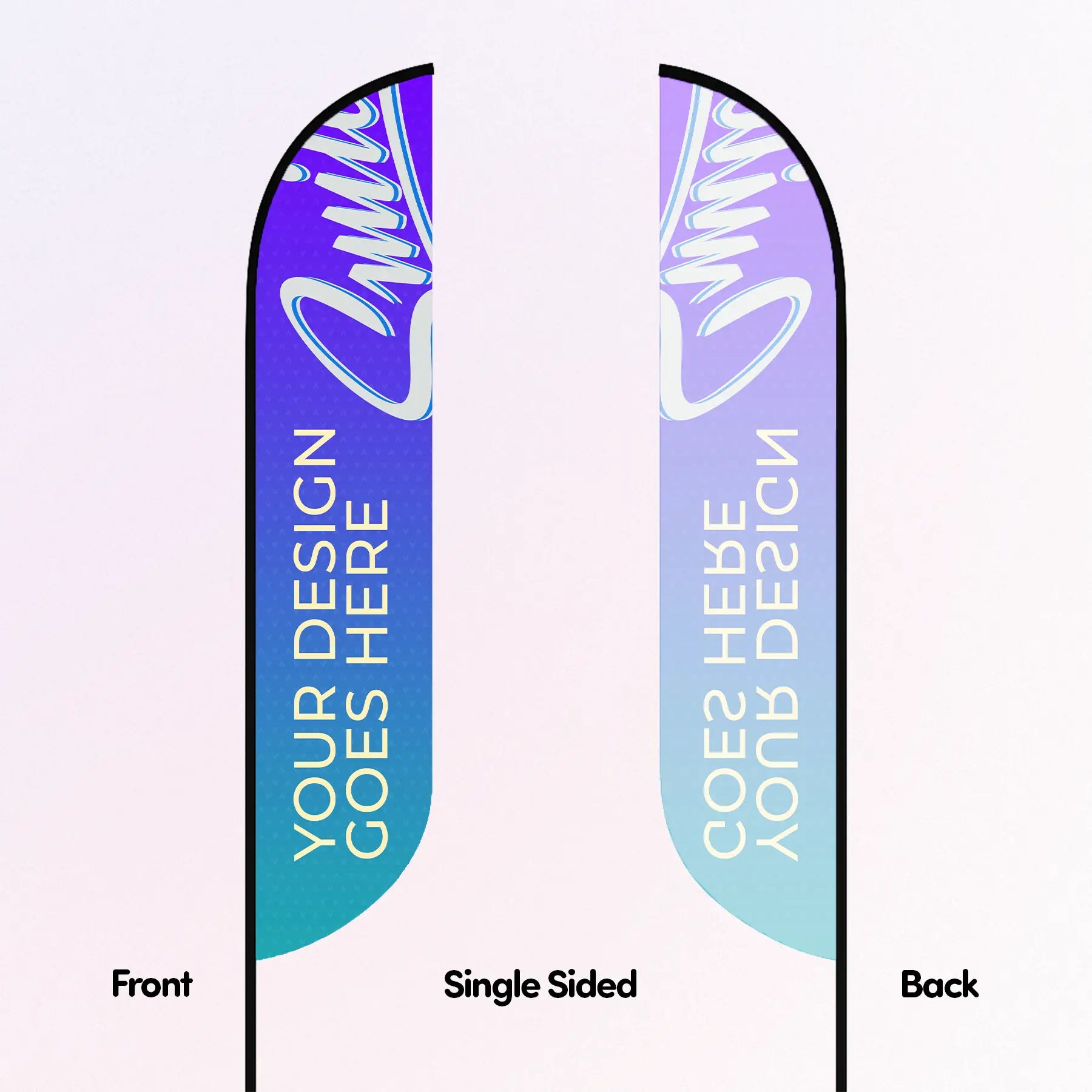 Classic Welcome — Premium Feather Flags