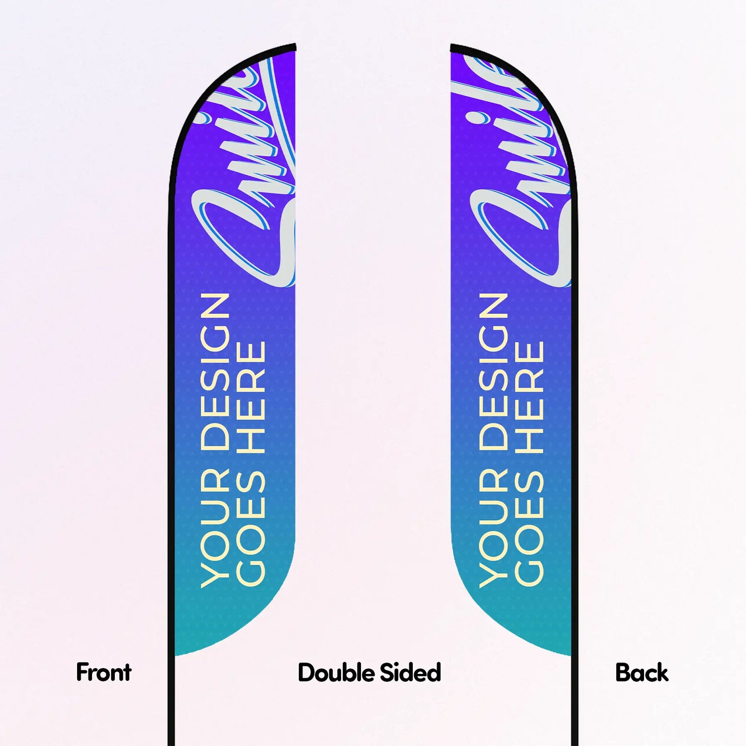 Classic Welcome — Premium Feather Flags