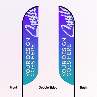 Classic Welcome — Premium Feather Flags