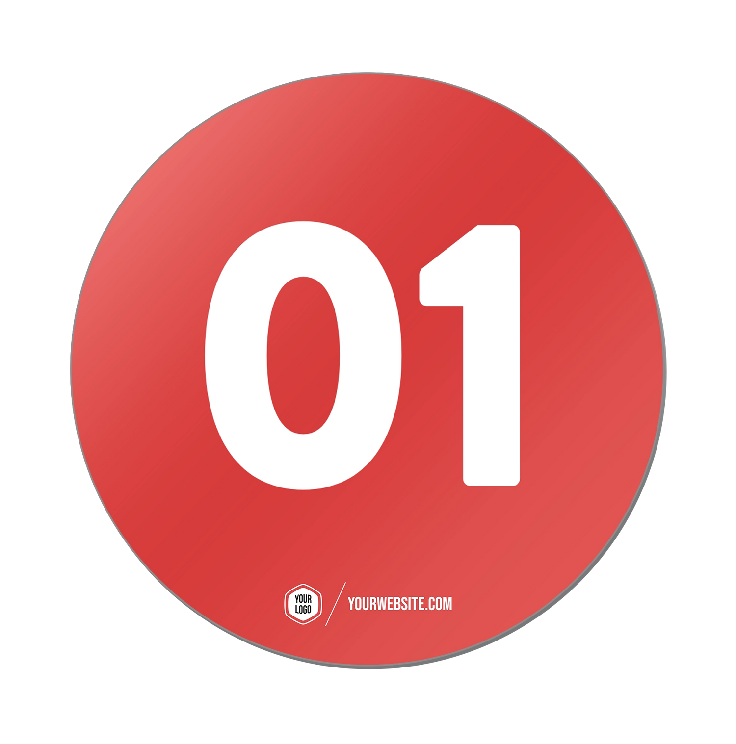 Numbered Popsigns