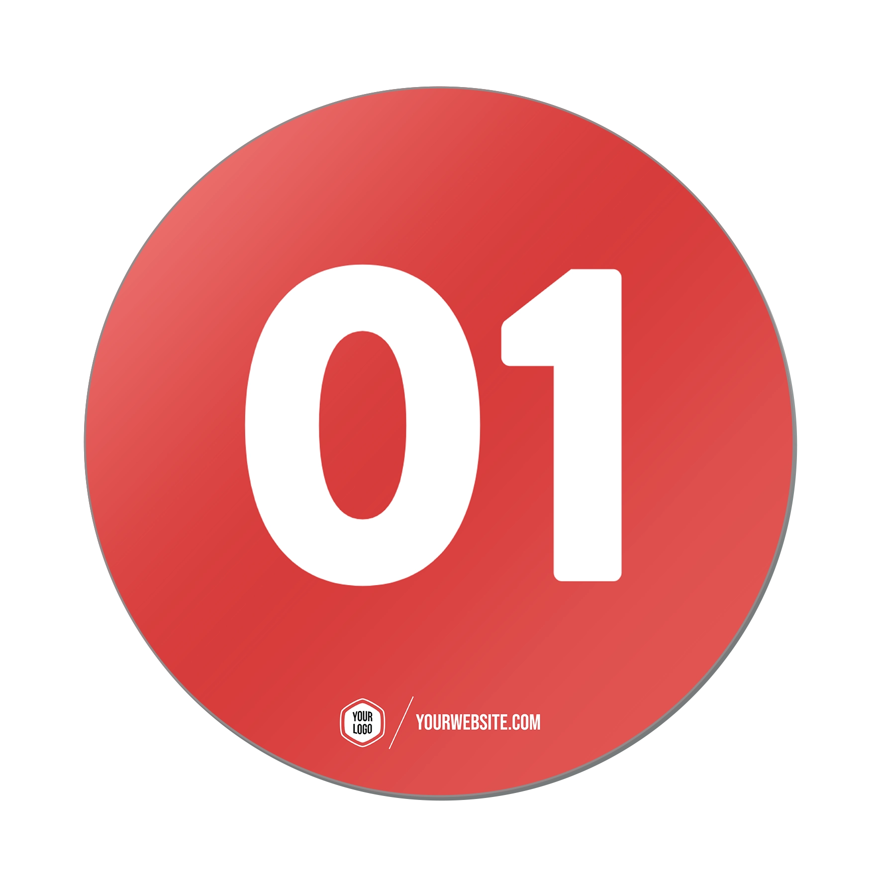 Numbered Popsigns