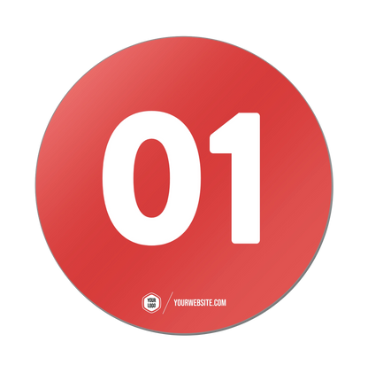 Numbered Popsigns