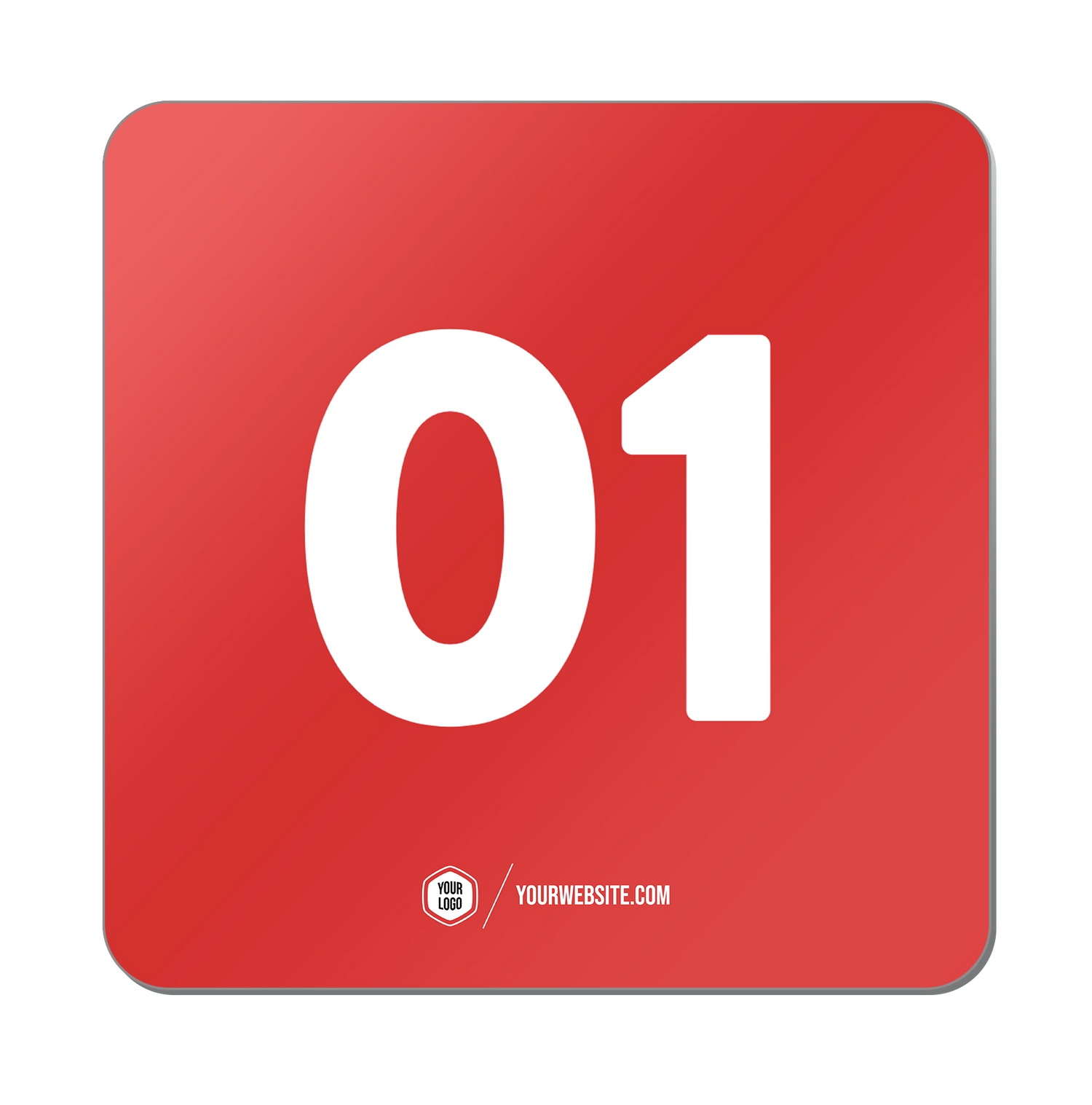 Numbered Popsigns