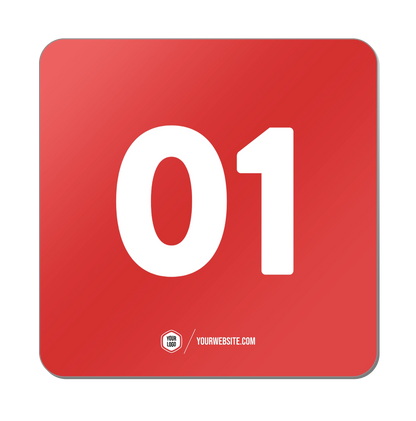 Numbered Popsigns