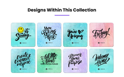 Watercolor Popsigns